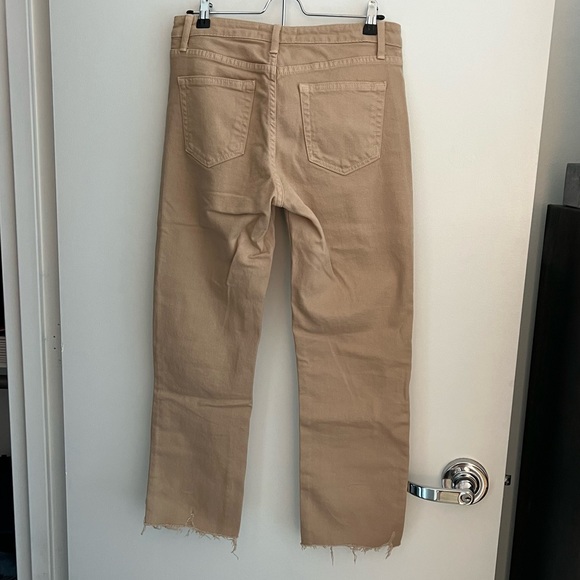 Tan/Camel Straight Leg Jeans - Picture 2 of 3